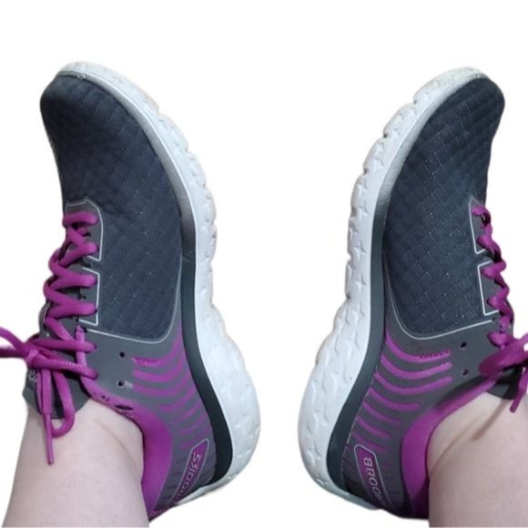 Brooks Pure Flow 6 Running Shoes Sneakers Purple Gray Women's WOMAN'S Size 8 B - Picture 16 of 16